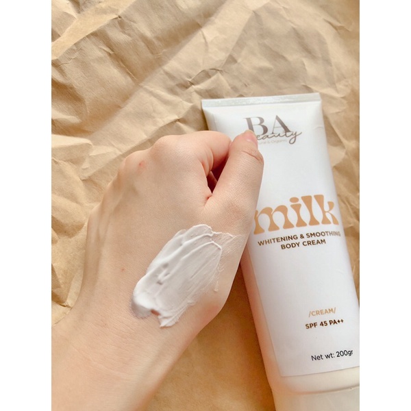 Tinh chất sữa dưỡng trắng body - Milk Body Cream - Babeauty