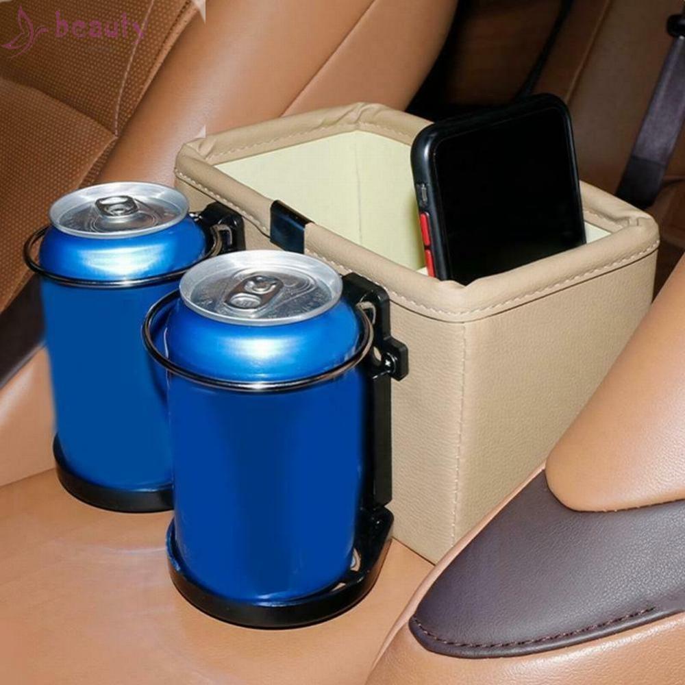 Khay Đựng Cốc Nước Gắn Tay Vịn Xe Hơi Có Thể Gấp Gọn Tiện Dụng