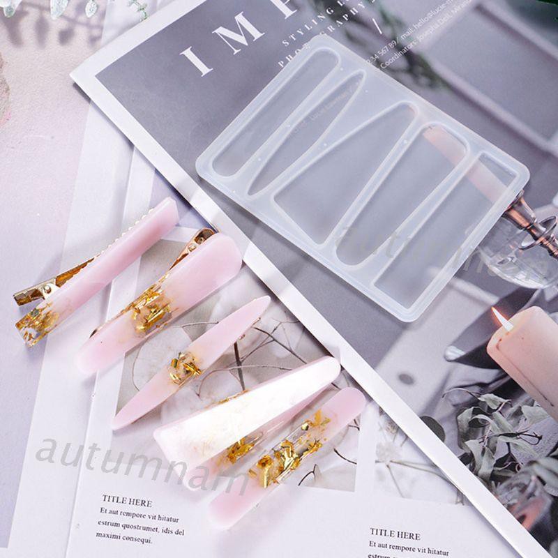 Khuôn Silicon Làm Kẹp Tóc Thủ Công Tiện Dụng