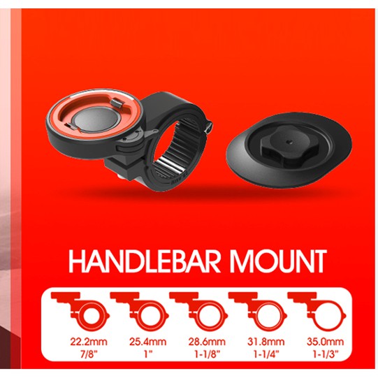 SINCETOP Giá đỡ gắn ghi đông điện thoại xe máy, xe đạp, mô tô pkl nake, moto sport, touring thông minh, đa năng, chân đế