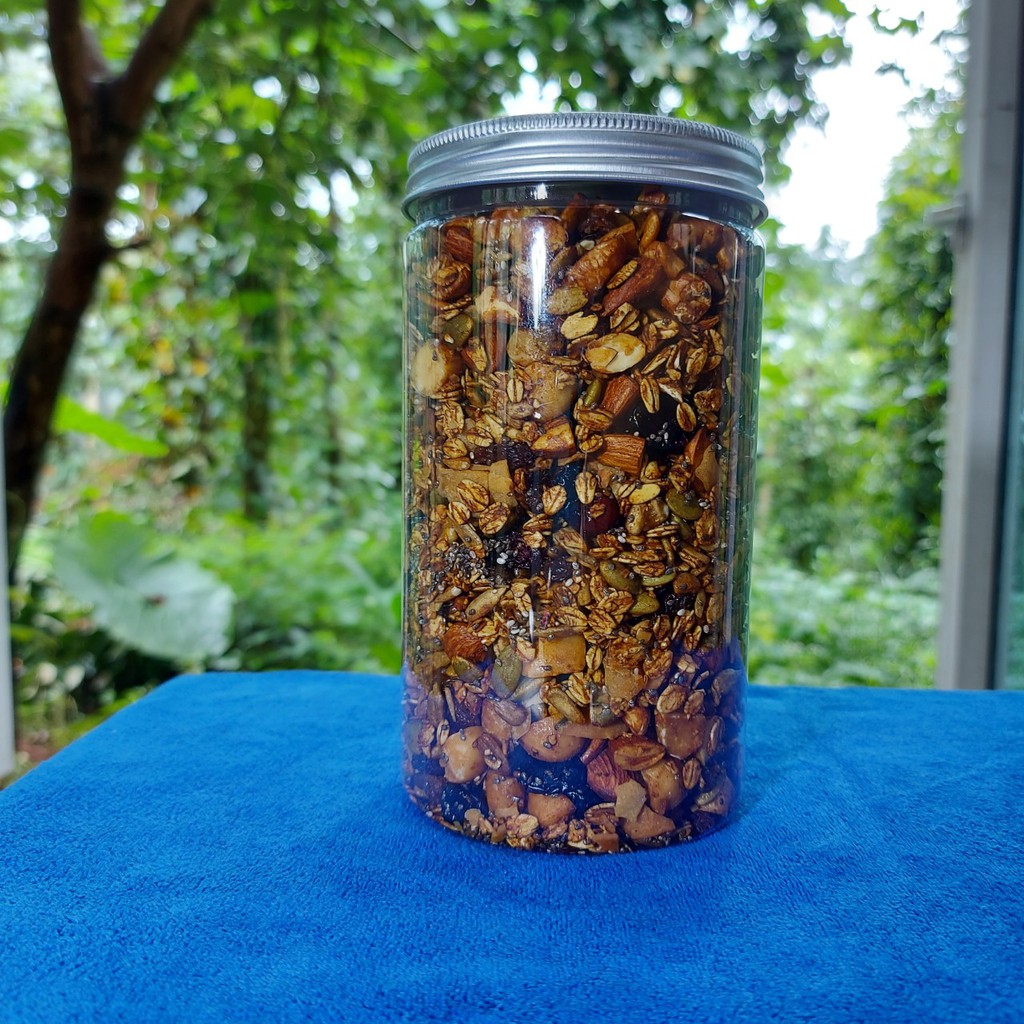 Granola MOON Lê Nguyệt Nuts 1kg, hạt và quả khô tẩm mật ong, mix nuts, ăn vặt healthy, ngũ cốc giảm cân