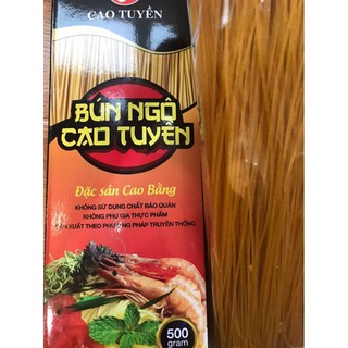 Mì bún ngô Cao Tuyền đặc sản Cao Bằng ăn kiêng, giảm cân eatclean (500g Loại đóng hộp)