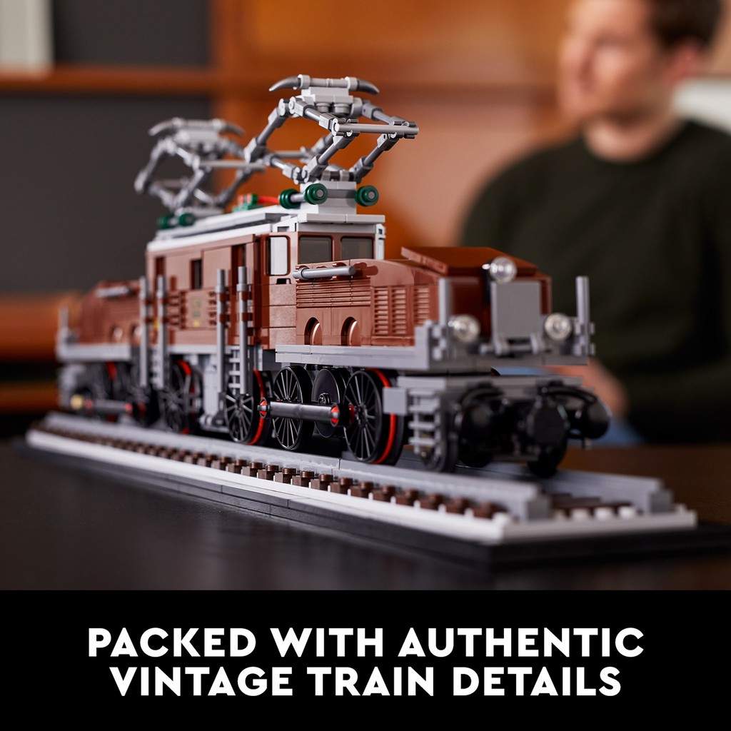 LEGO CREATOR 10277 Đầu Máy Xe Lửa Crocodile Locomotive ( 1271 Chi tiết)