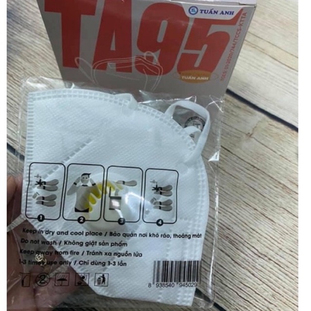 KHẨU TRANG N95 có van thở và không van - CHÍNH HÃNG kháng khuẩn