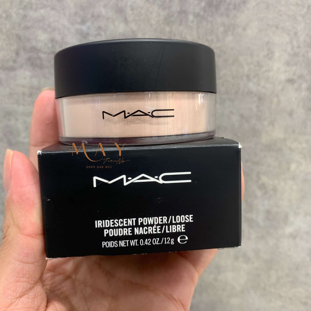 Phấn Bắt Sáng Nhũ Hạt MAC Iridescent Powder - Silver Dusk