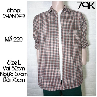 Áo 2hand sơ mi Flannel (inbox shop để chọn mẫu)
