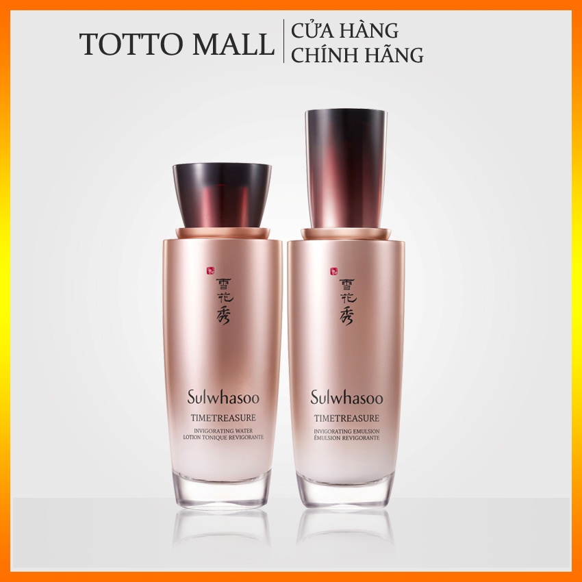 [ Có bill ] Bộ Chống Lão Hóa Thông Đỏ Sulwhasoo Timetreasure Skincare Set (2 Items) - Bộ Thông Đỏ Sulwhasoo