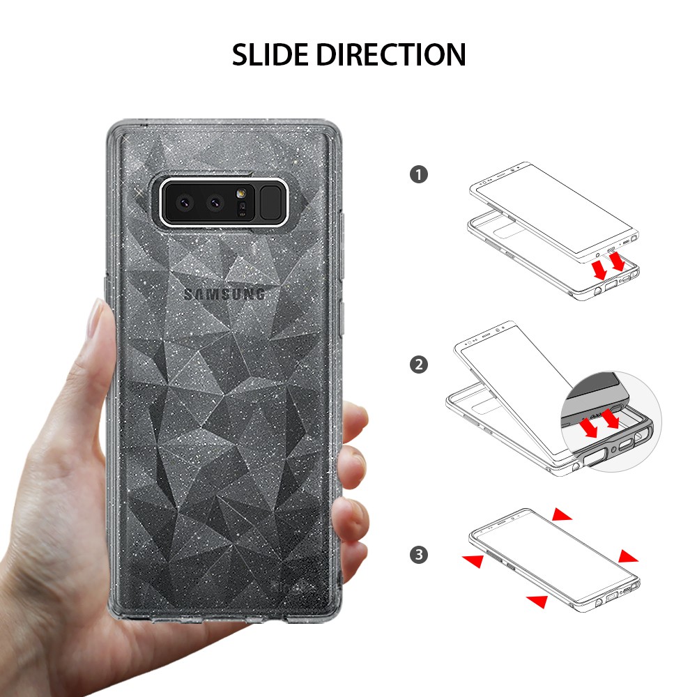 Ringke Air Prism, Galaxy Note 8 [Air Prism] Ringke Vỏ hộp nhẹ Nắp TPU mềm dẻo