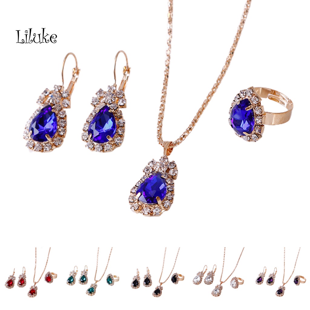 Bộ Trang Sức 3 Món Thời Trang Dành Cho Nữ