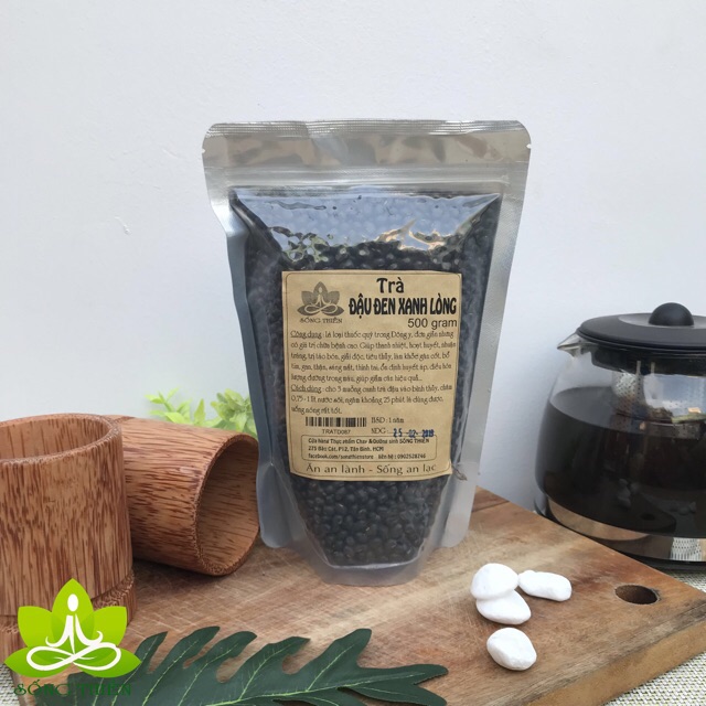 TRÀ ĐẬU ĐEN XANH LÒNG 500 GRAM