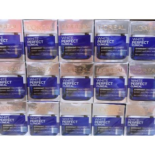 Kem Dưỡng Da Ban Đêm Loreal White Perfect Clinical Overnight Treatment