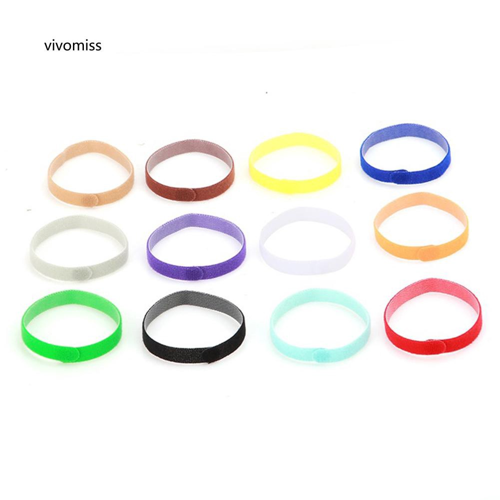 VVMS♥12Pcs Little Dog Cat Puppy Whelping Identification Collar ID Bands Pet Supplies