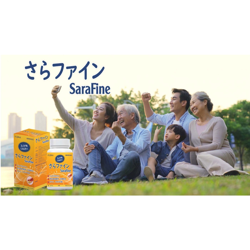 Viên ổn định mỡ máu SARAFINE Giảm lượng mỡ trong máu, giảm tích tụ mỡ thừa.