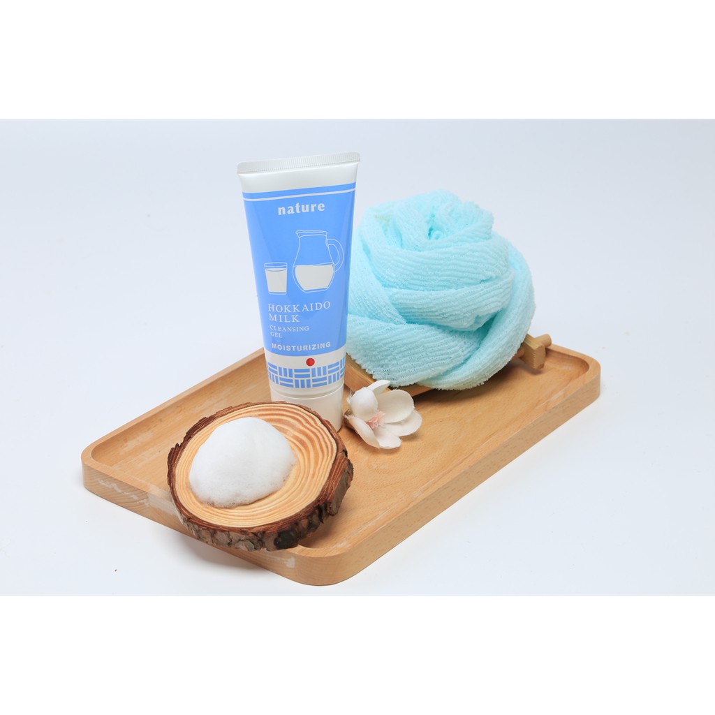 [Chính hãng] Gel Rửa Mặt Naris Cosmetic Nature Dưỡng Ẩm Chiết Xuất Sữa Hokkaido 100g