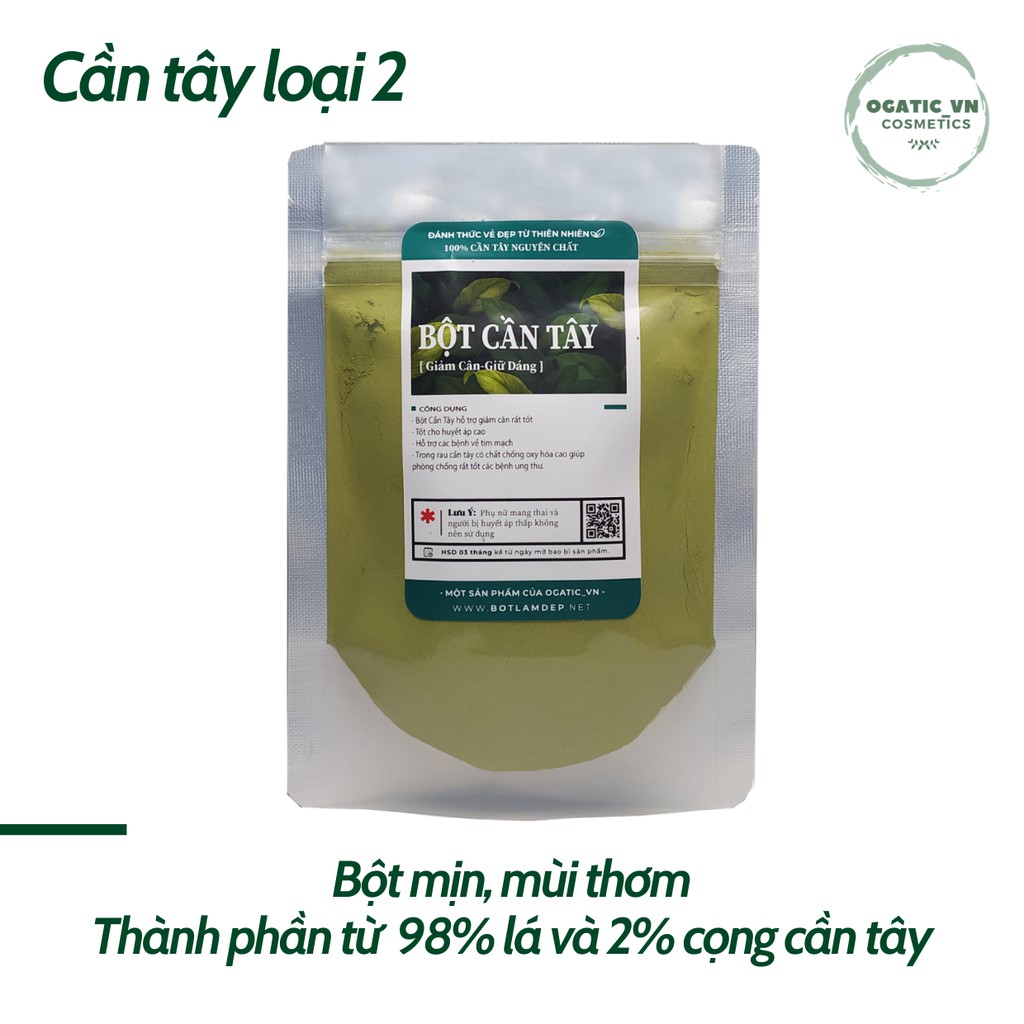 Bột Cần Tây Sấy lạnh Nguyên Chất Ogatic_vn - Bột hữu cơ dinh dưỡng và detox Organic | BigBuy360 - bigbuy360.vn