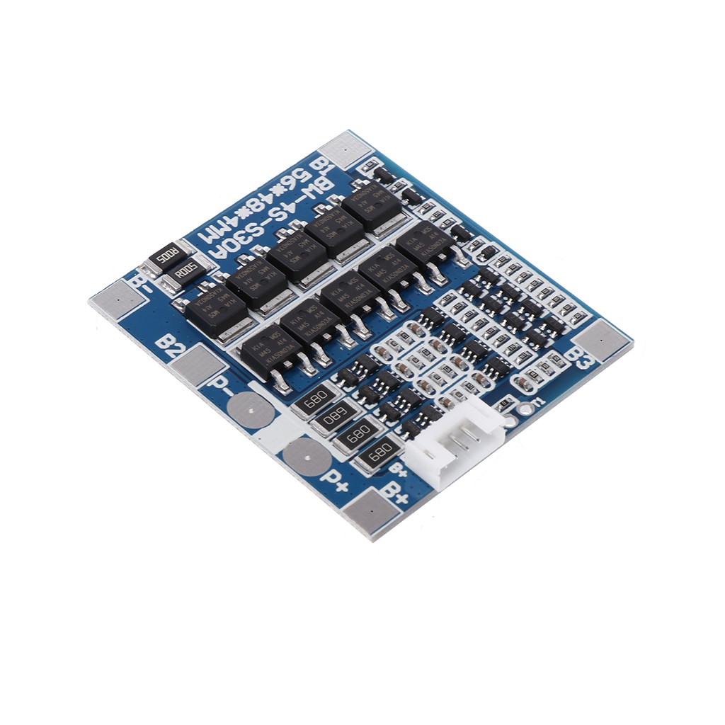 Bảng Mạch Bảo Vệ Pin BMS 30a 12.8v W/3.2V 4S LiFePo4 18650