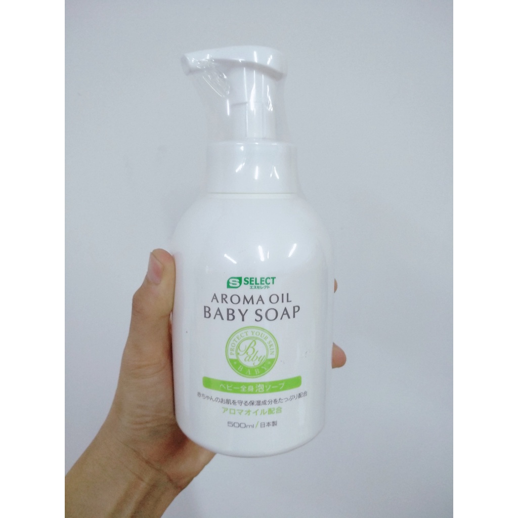 Sữa Tắm Tinh Dầu Thiên Nhiên Cho Bé S Select Nhật Bản (500ml)