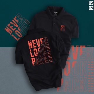 Áo polo nam cổ bẻ vải xịn unisex, trẻ trung, thanh lịch never look back - us02