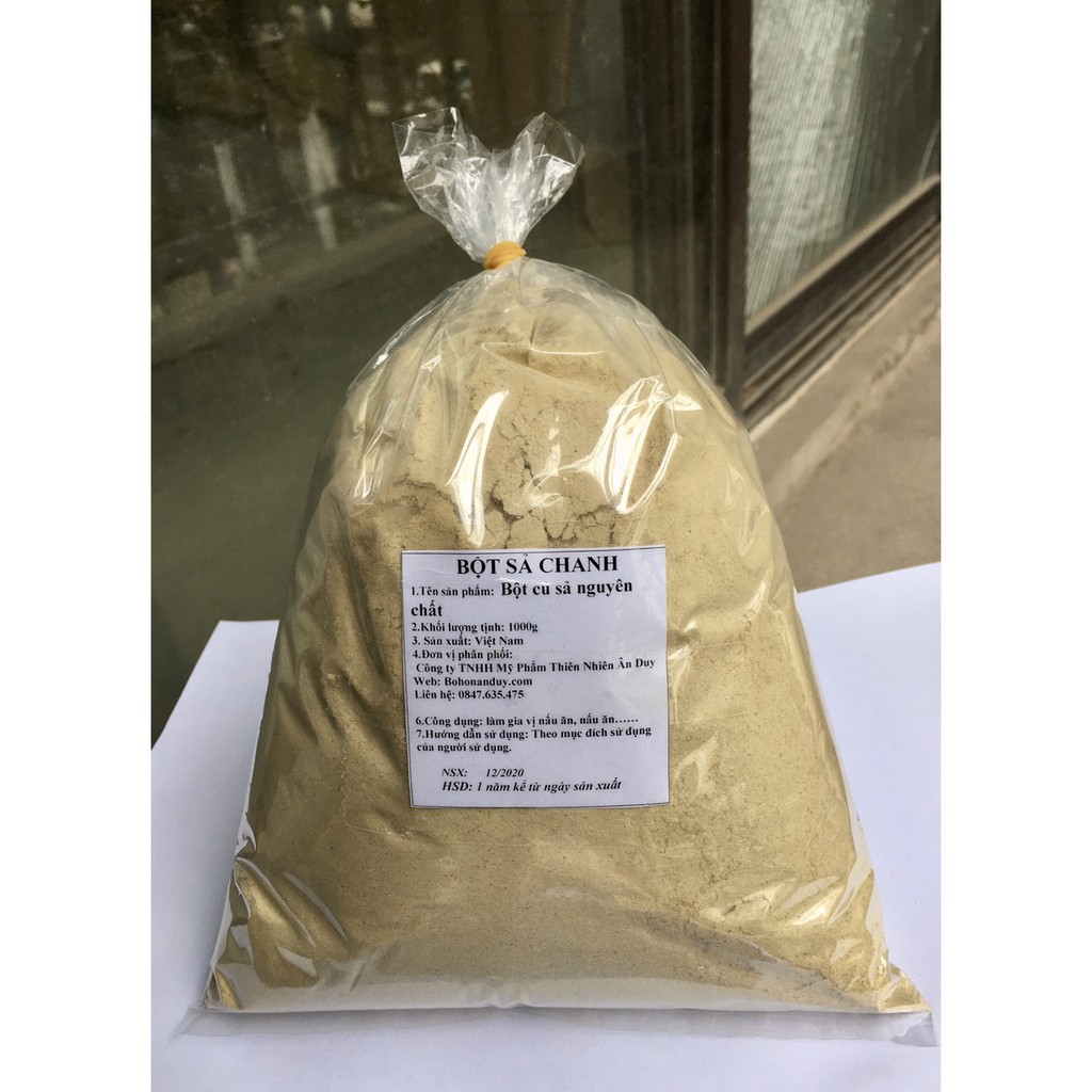 BỘT SẢ NGUYÊN CHẤT LOẠI I 1000g