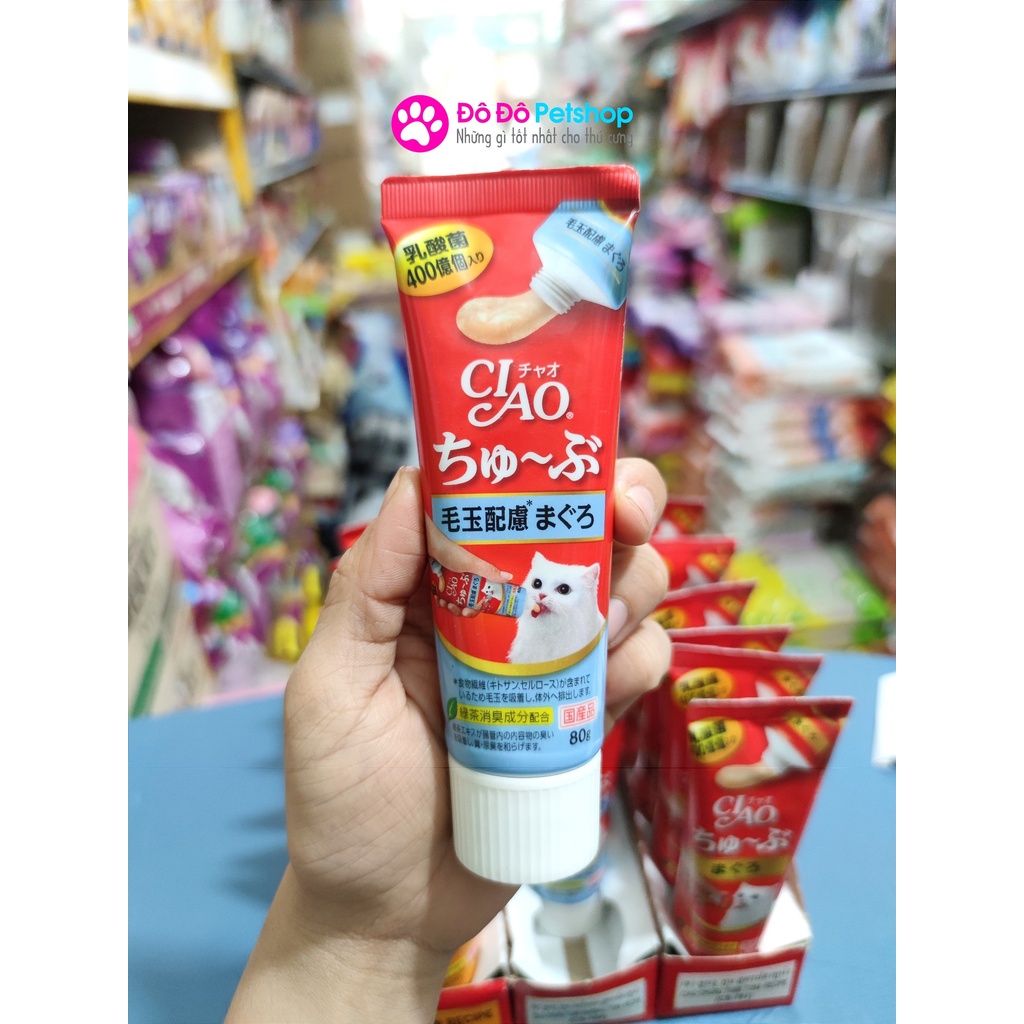 Ciao Chubu 80gr - Tuýp thưởng dinh dưỡng cho mèo