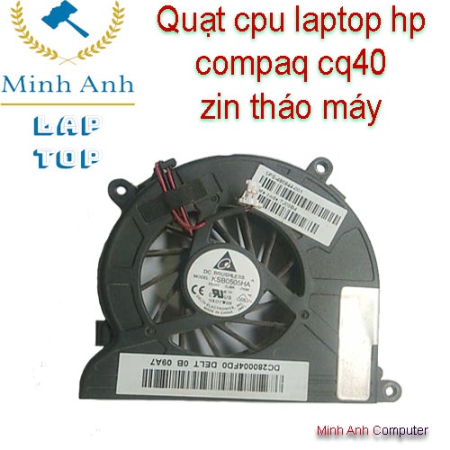 Thay thế Quạt Cpu cho laptop HP CQ40 CQ41 CQ45 DV4 -Xaclaptop