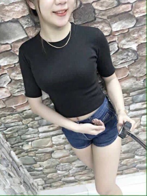 ÁO CROPTOP TAY LỬNG