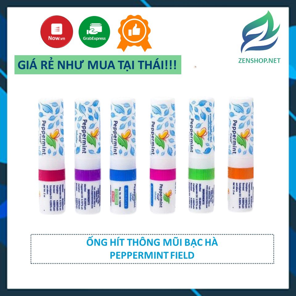 Dầu Hít Thông Mũi Bạc Hà Peppermint Field Thái Lan