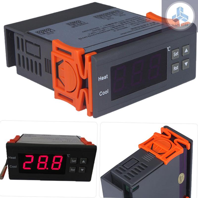 Bộ Điều Khiển Nhiệt Độ Kỹ Thuật Số 10A 12V -40°C Đến 120°C Với Cảm Biến VN26