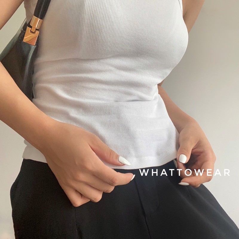 Áo TANKTOP VINTAGE ba lỗ dáng dài - by Whattowear | BigBuy360 - bigbuy360.vn