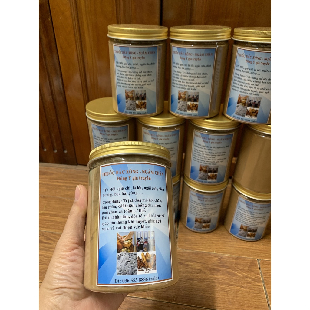 Bột Ngâm Chân Thảo Dược - Bột Xông Chân Thảo Mộc Bài Trừ Hàn Ẩm, Độc Tố Giúp Lưu Thông Khí Huyết