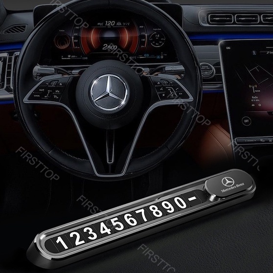 Bảng Số Điện Thoại Bằng Hợp Kim Nhôm Siêu Bền Cho Mercedes, BMW ,Hyundai ,Mazda ,Kia