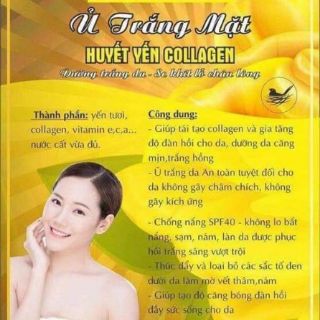Ủ trắng huyết yến cho Mặt