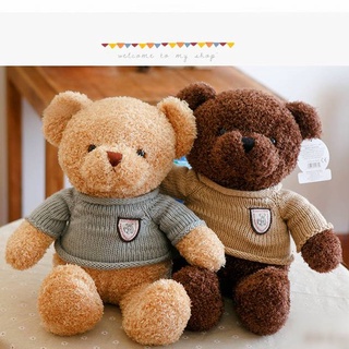 Gấu teddy Nhồi Bông Mặc Áo Sweater Dễ Thương