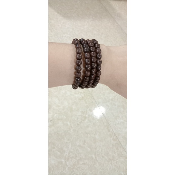 Vòng gỗ đeo tay phong thủy- tràng hạt quấn quanh tay 6 li
