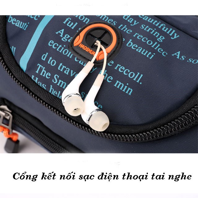 Túi đeo chéo - Đeo bụng Haoshuai vải chống nước - mẫu 2