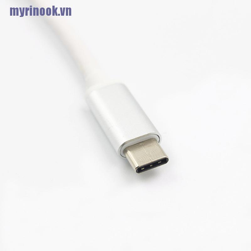 <rinook>Type C USB to USB-C 4K HDMI USB Adapter Cable 3 in 1 Hub for PC Laptop HOT SALE