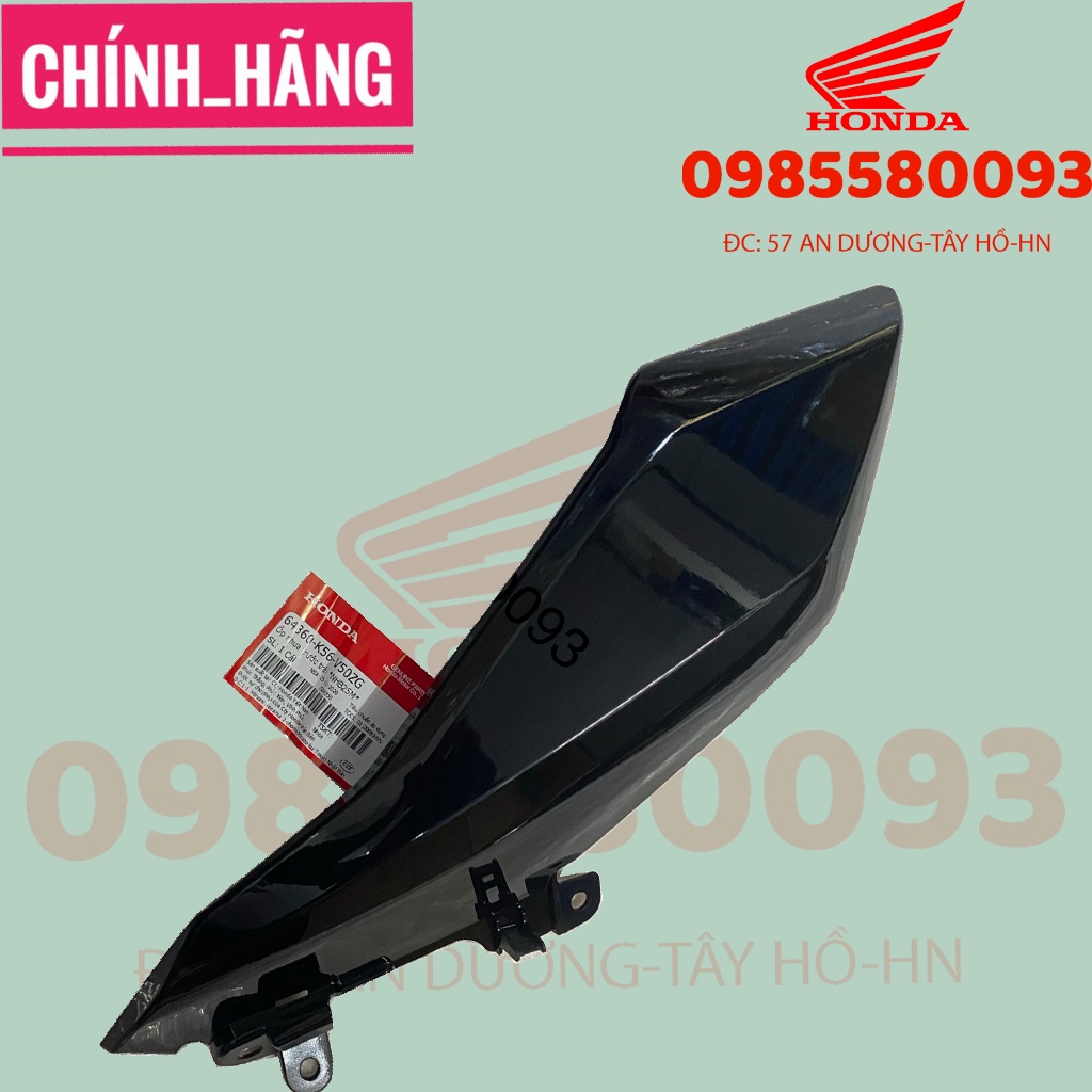 Dàn áo Winner X Đen bóng 2021 chính hãng Honda