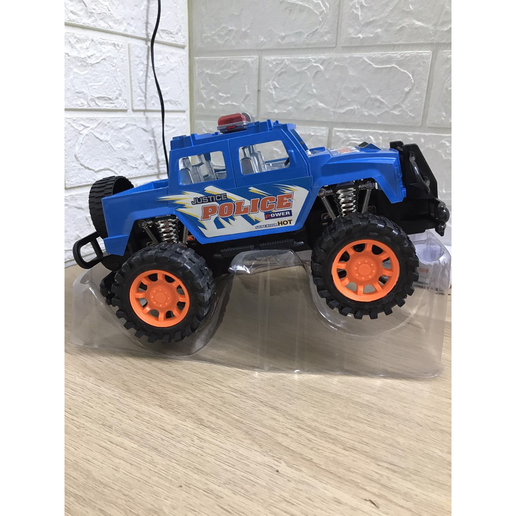 XE OTO CẢNH SÁT ĐIỀU KHIỂN TỪ XA PIN SẠC