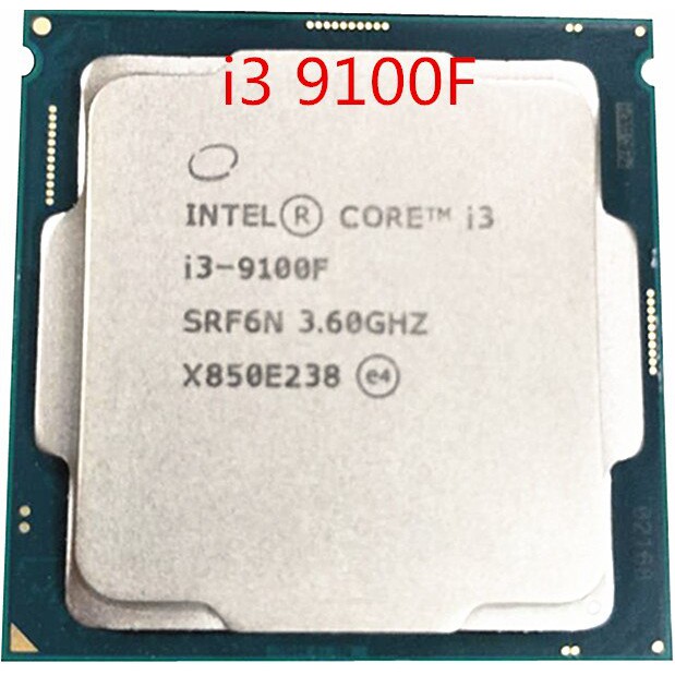 CPU I3 9100F TRAY CŨ  BH 01 Tháng