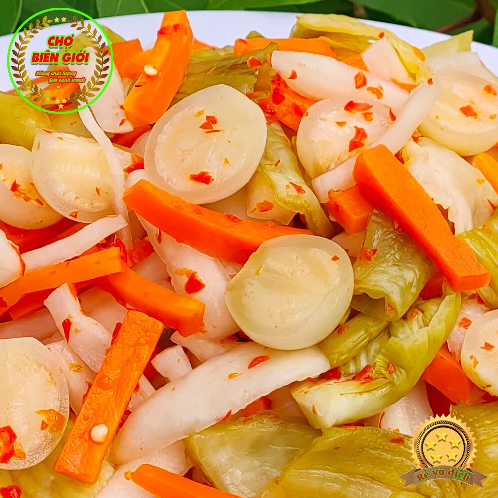 Chợ Biên Giới Với Kim Chi Chua Ngọt, Sản Phẩm Truyền Thống Chính Hiệu Ông Bà 5 Châu Đốc - Hủ 500gr