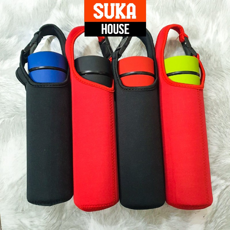 Túi Đựng Bình Giữ Nhiệt 300 - 600ml Chống Trầy Có Quai Treo Bình Nước H301