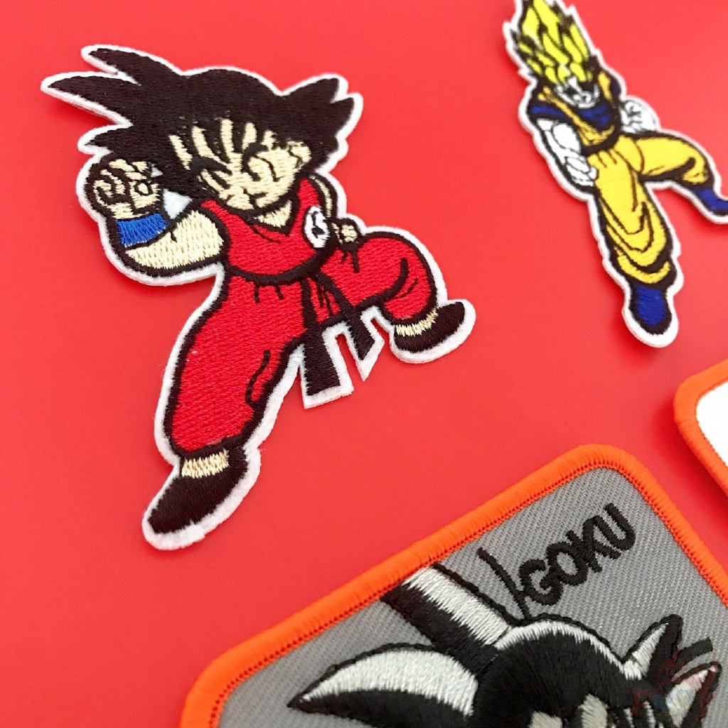 ☸ Anime：DRAGON BALL S-3 Patch ☸ 1Pc Son Goku Diy Sew on Iron on Patch
