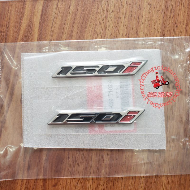 Tem chữ nổi Click 150i zin Honda Thái lan - 86831-K59-T10ZA