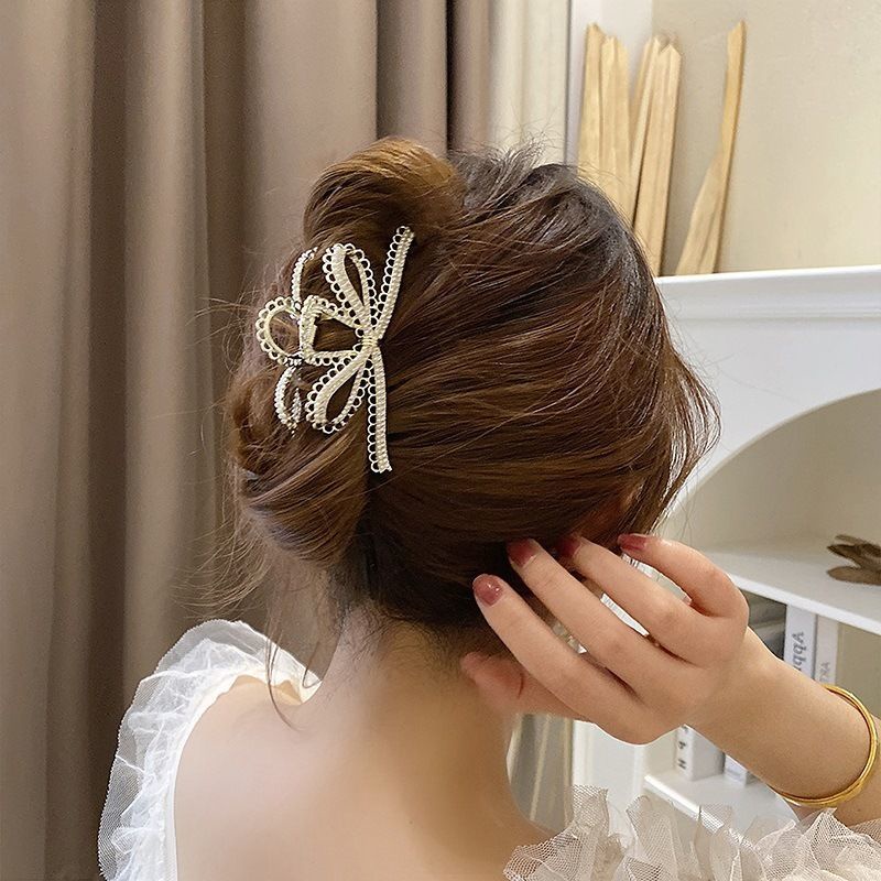 Kẹp Tóc Hình Nơ Màu Vàng Thời Trang Mùa Hè Cho Bé Gái