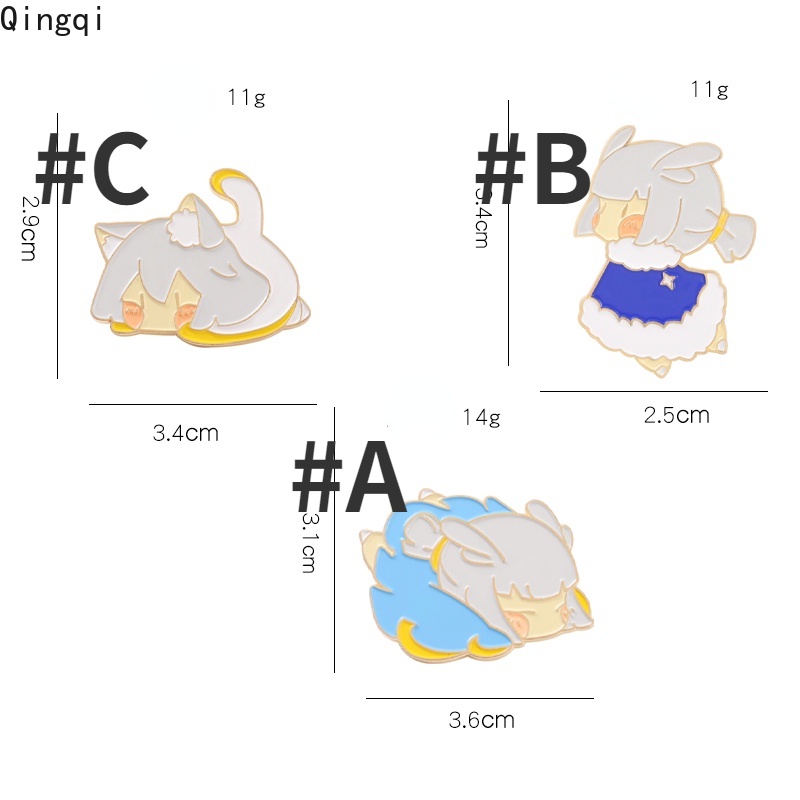 Ghim cài áo Miss Zoe tráng men hình nhân vật hoạt hình chơi game cho bé