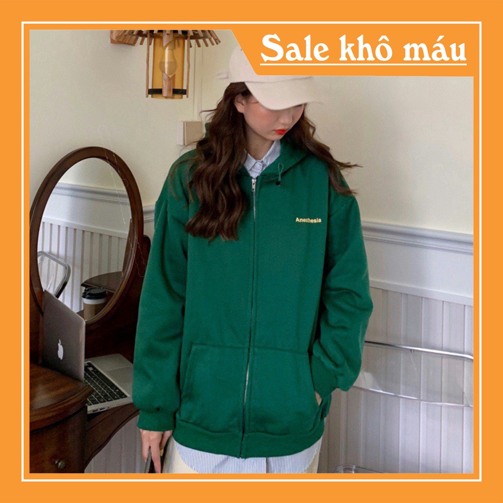 HOT TREND ÁO KHOÁC NỈ ANESTHESIA FORM RỘNG🍓🍏PHONG CÁCH HÀN QUỐC🍓🍏