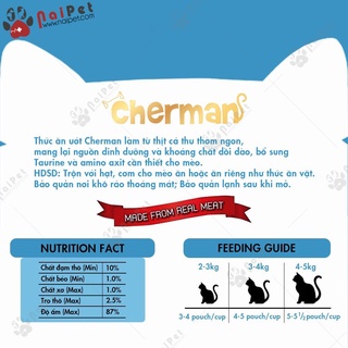 Thức Ăn Dinh Dưỡng Pate Cho Mèo Cherman 85g