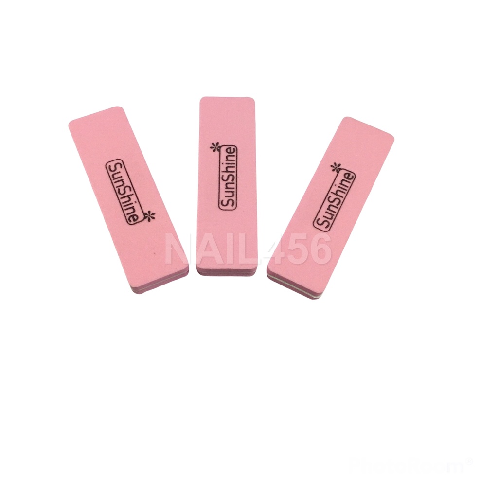 Phao mịn SUNSHINE, phao dũa móng tay dáng chữ nhật ngắn, dũa móng tay dạng ngắn