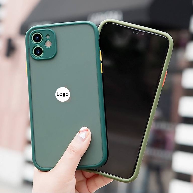 Ốp điện thoại mềm màu kẹo bảo vệ camera cho Iphone 11 12 Pro Max 6 6s 7 8 Plus Xr Xsmax X Xs Se 2020