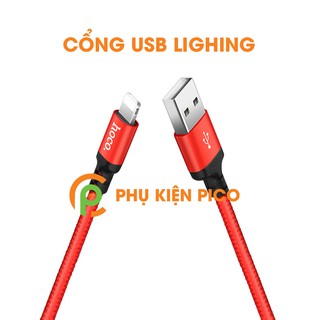 Cáp sạc Hoco Lighing - Cáp Lightning Hoco dây dù